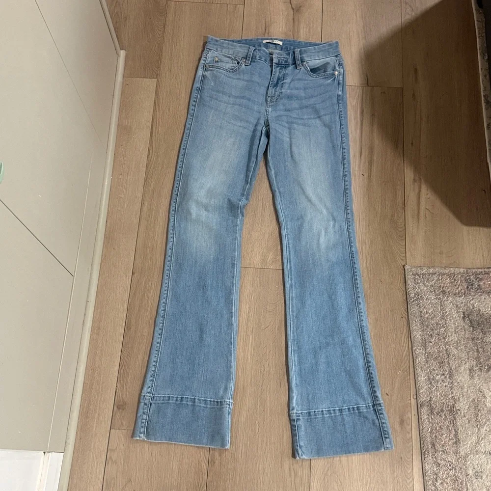 7 For All Mankind | Slim Illusion Dojo Jeans Flare Size 29 - Picture 2 of 9